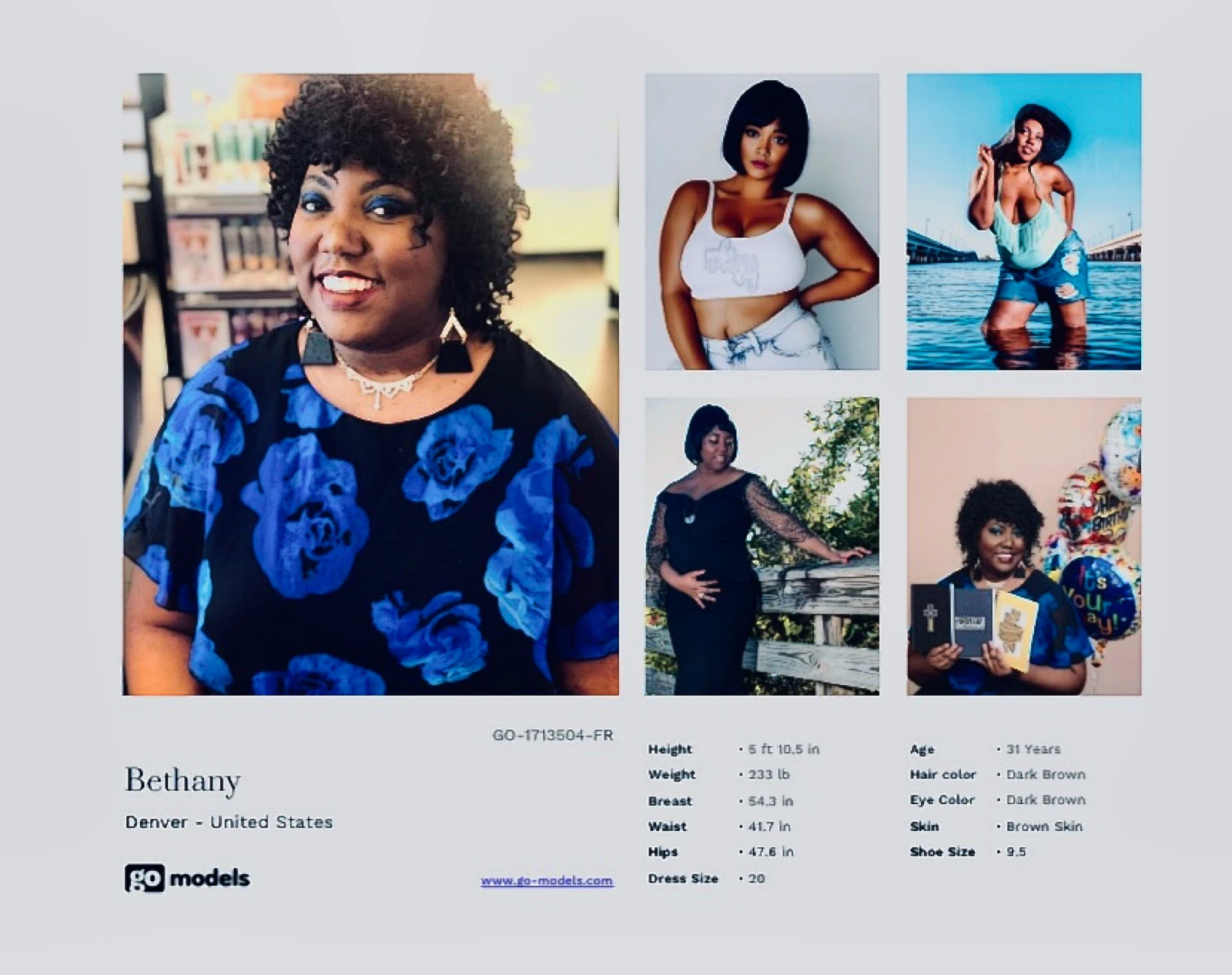 My comp card
