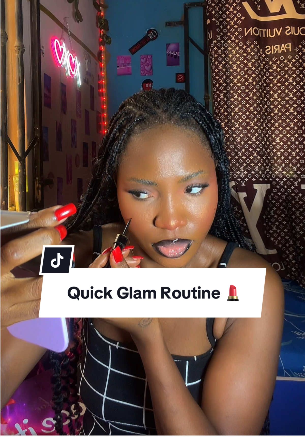 Quick Glam Routine