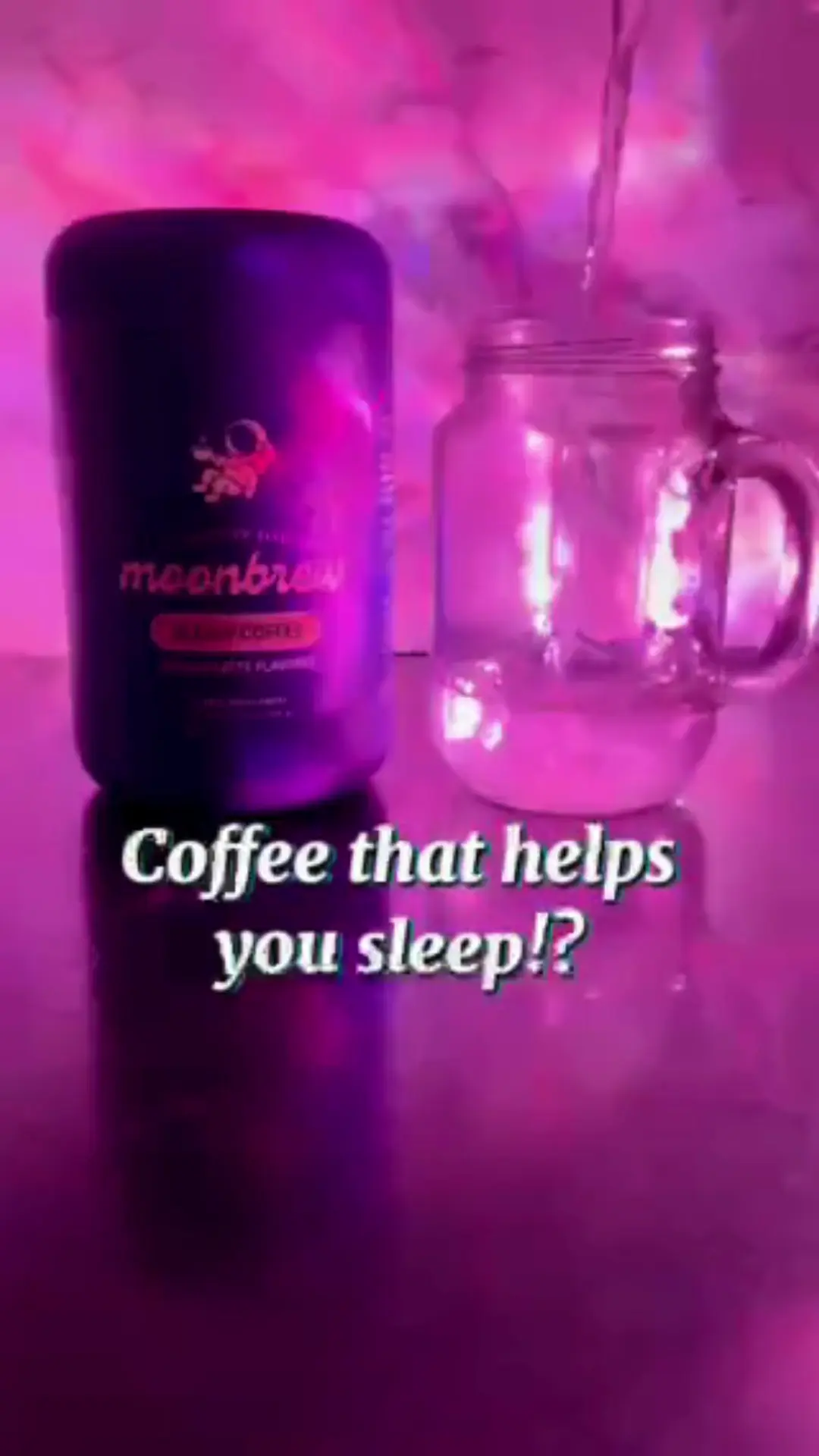 Moonbrew sleepy coffee UGC Collab