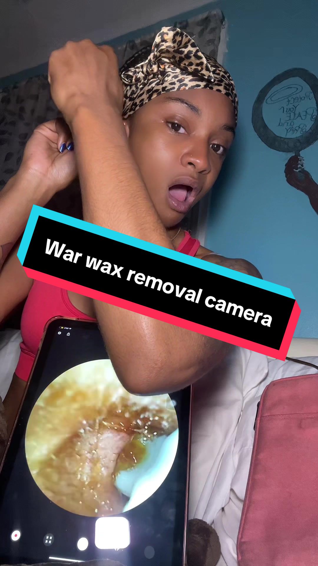 Earwax removal camera