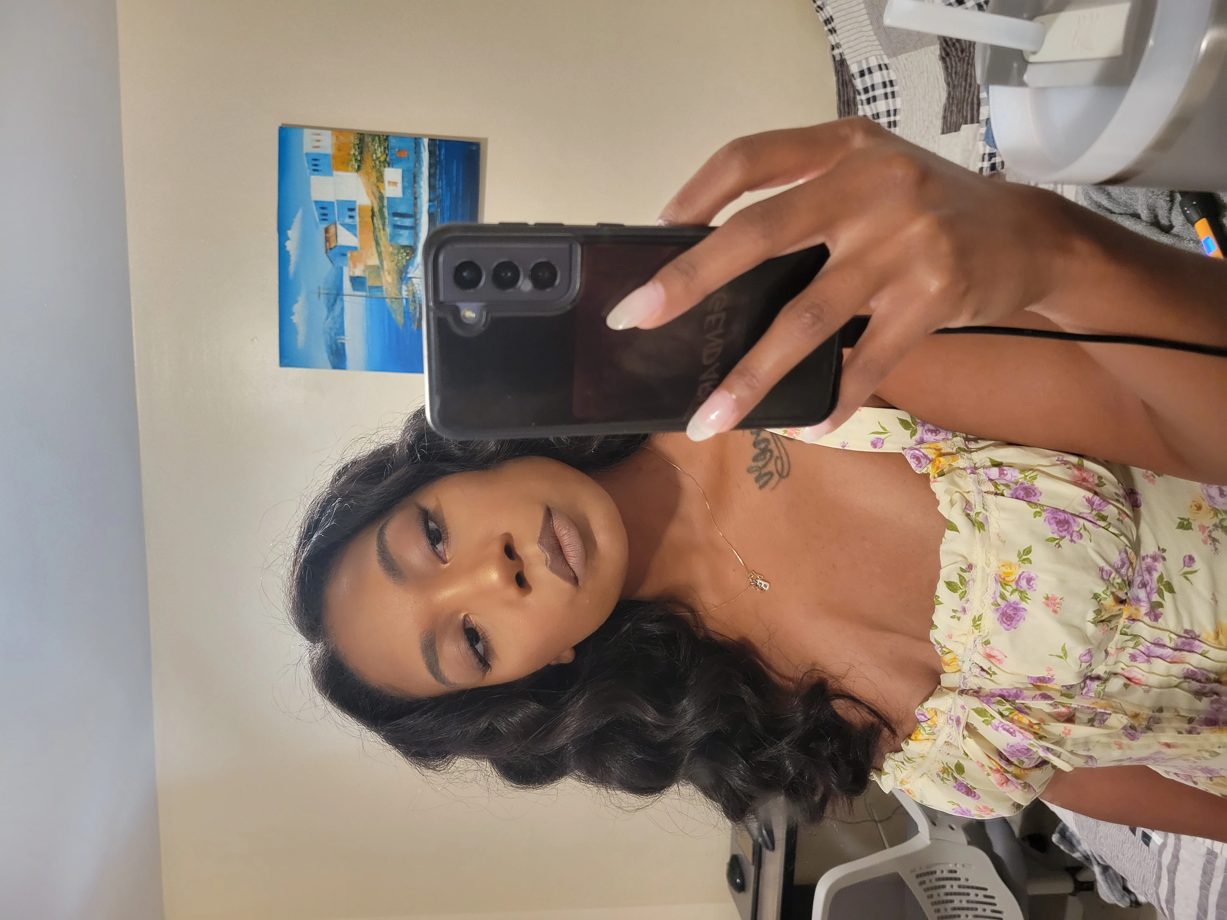 Quick makeup look