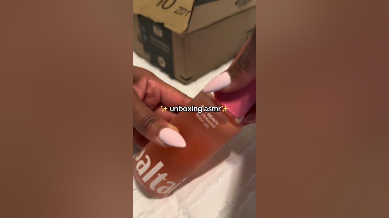 Unboxing ASMR: New Salt Air Body Oil for Warm Weather – Light, Beachy & Refreshing Scent!
