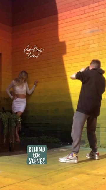 modelling shoot - BTS
