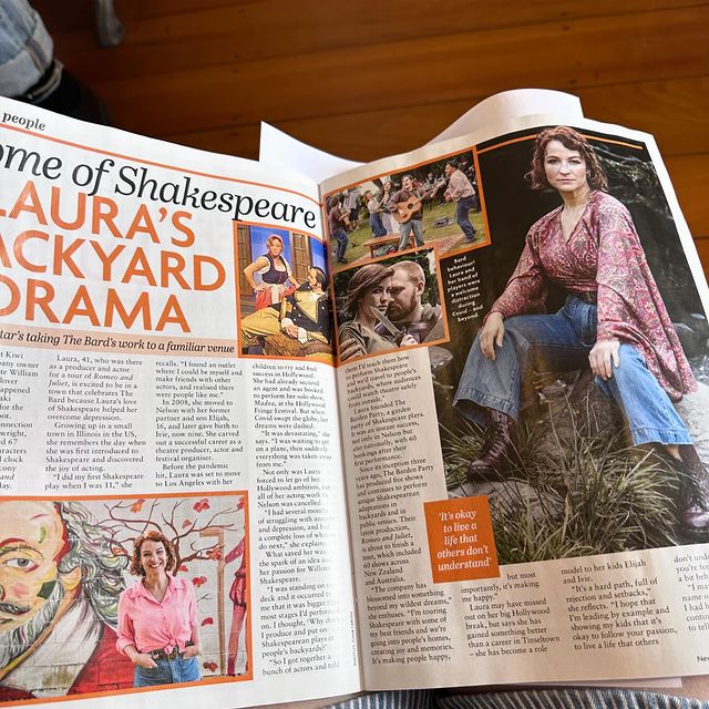 Laura being featured in Woman's Weekly NZ