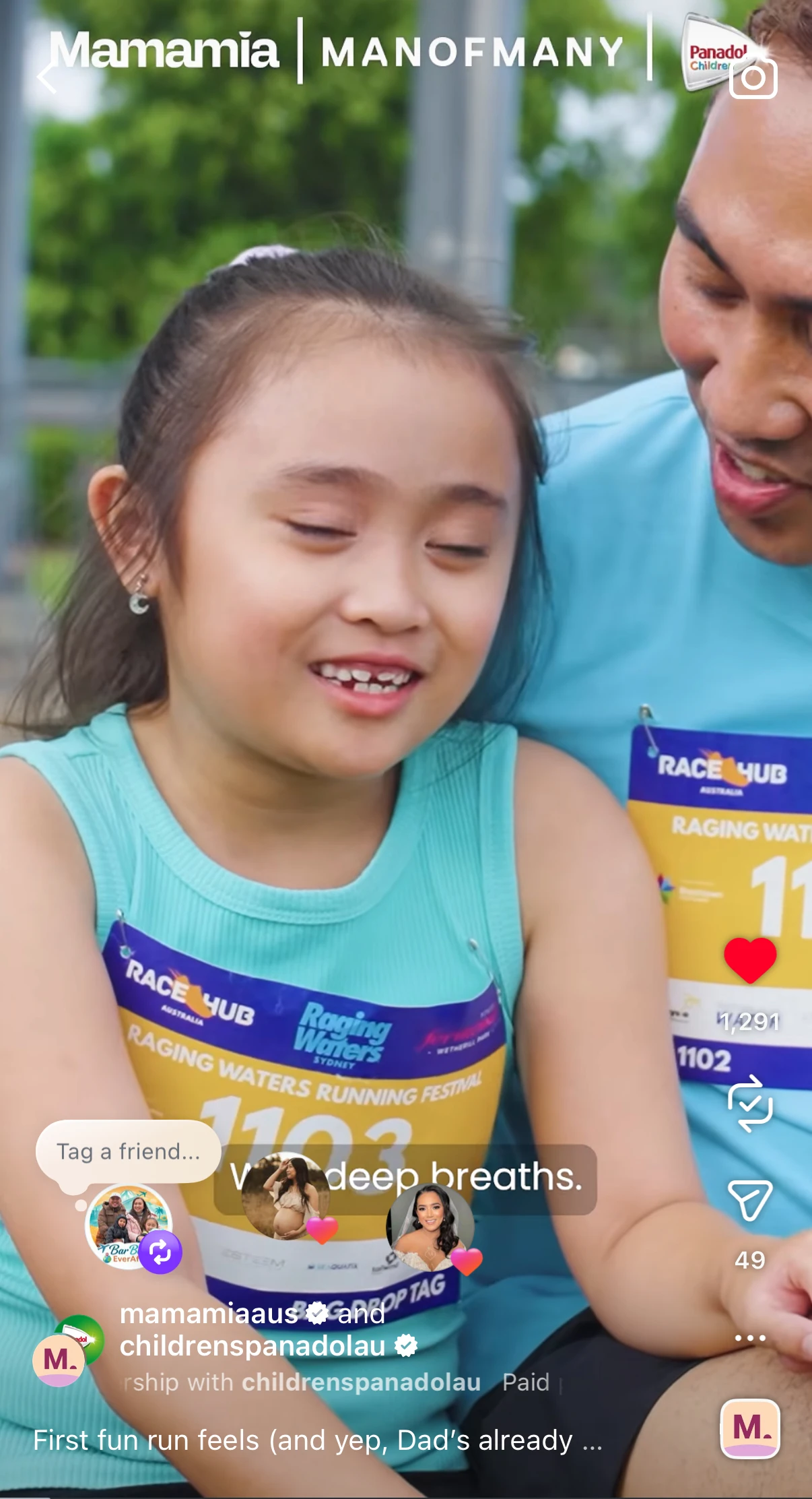 TV commercial for Children’s Panadol featuring our family