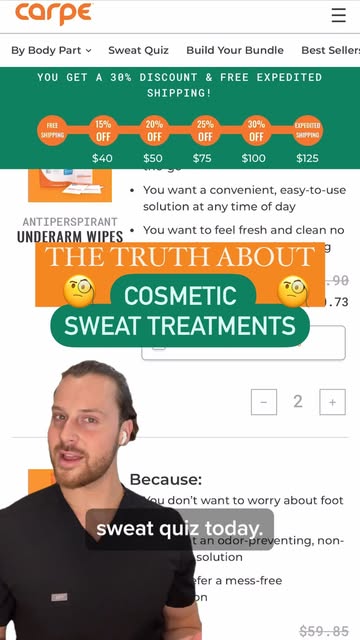 Hyperhidrosis "Life Hack" - Carpe