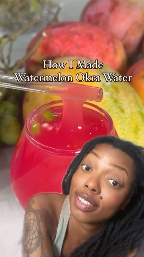 How to Make Watermelon Okra Water