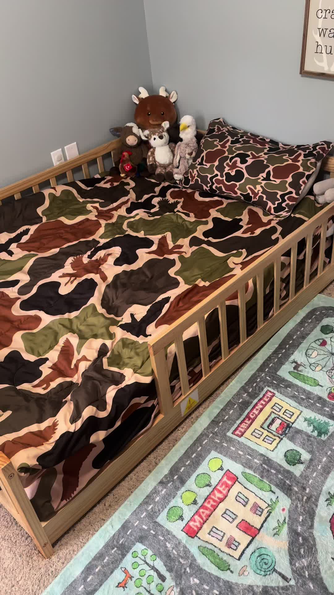 camo kids bedset