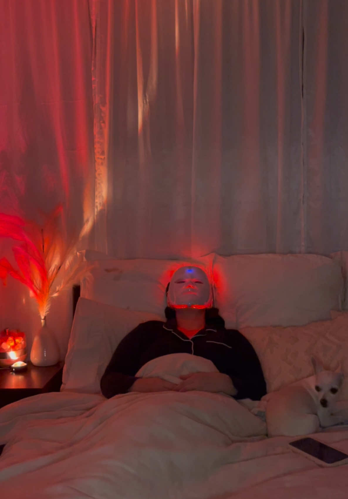 Get unready with me using Naked Skin LED mask