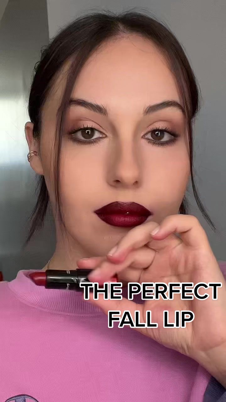 How to create the perfect burgundy lip