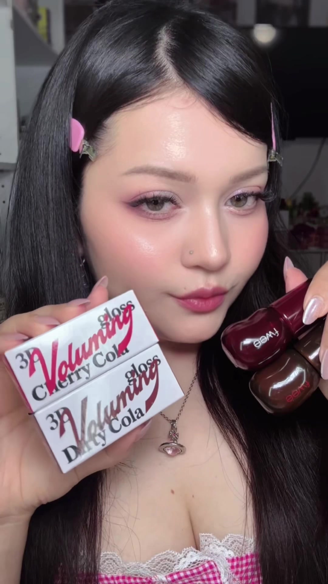 fwee’s new US online exclusive with ulta - 3D Voluming Gloss - cola edition ❤️