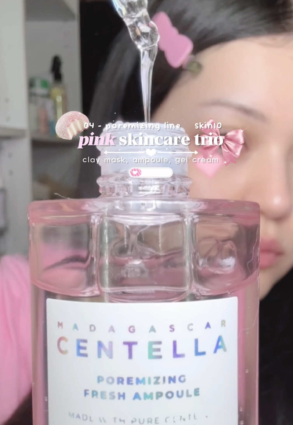 Skin1004’s pink skincare trio - pore control care