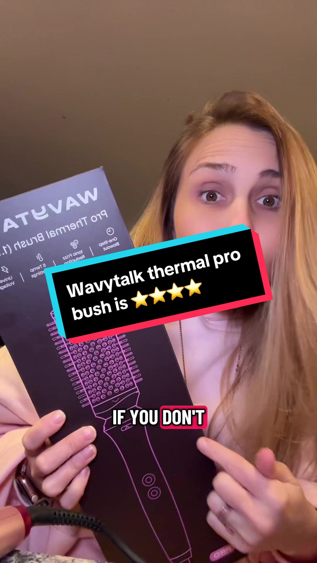 Wavytalk thermal styling brush