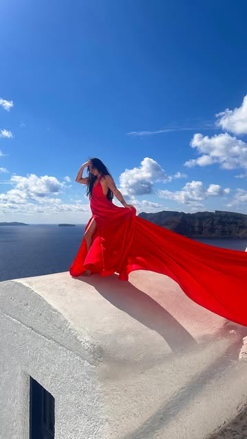 Flying dress shoot