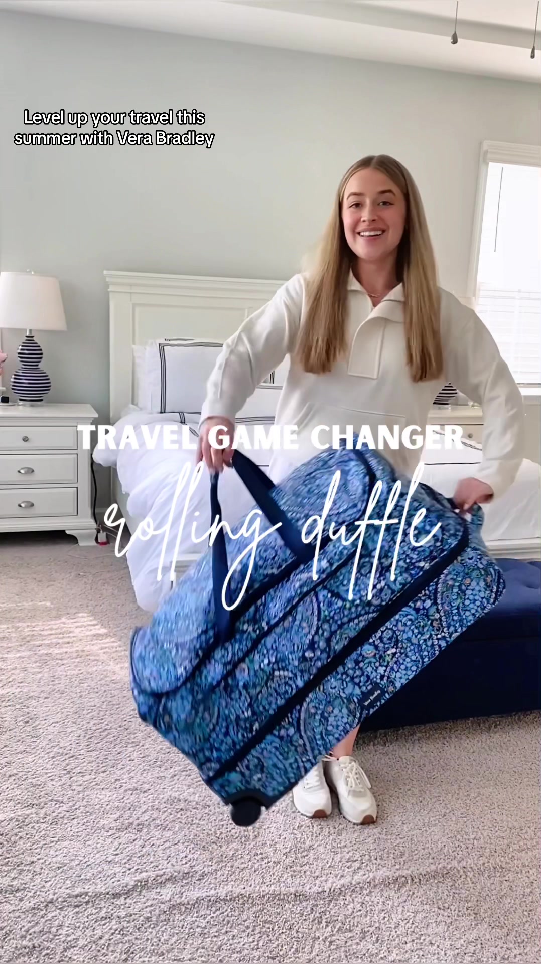 Vera Bradley Rolling Duffle Ad