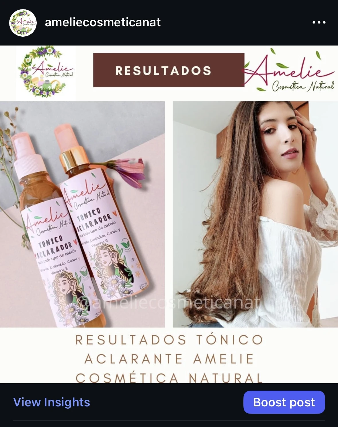 Amelie cosmetica Natural