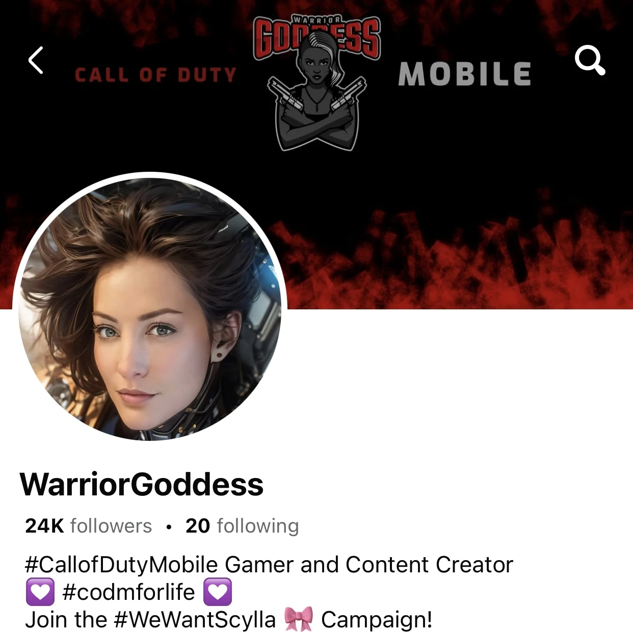 WarriorGoddess on Facebook