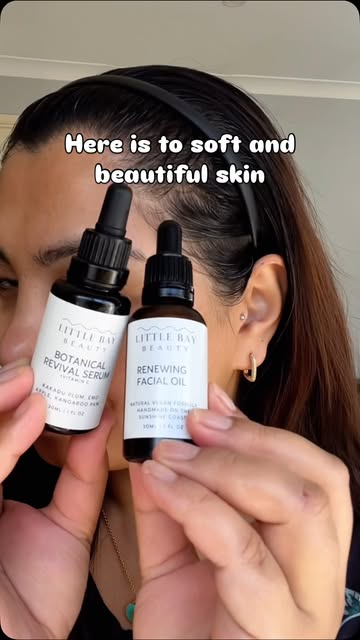 Little Bay serum and pressed oil