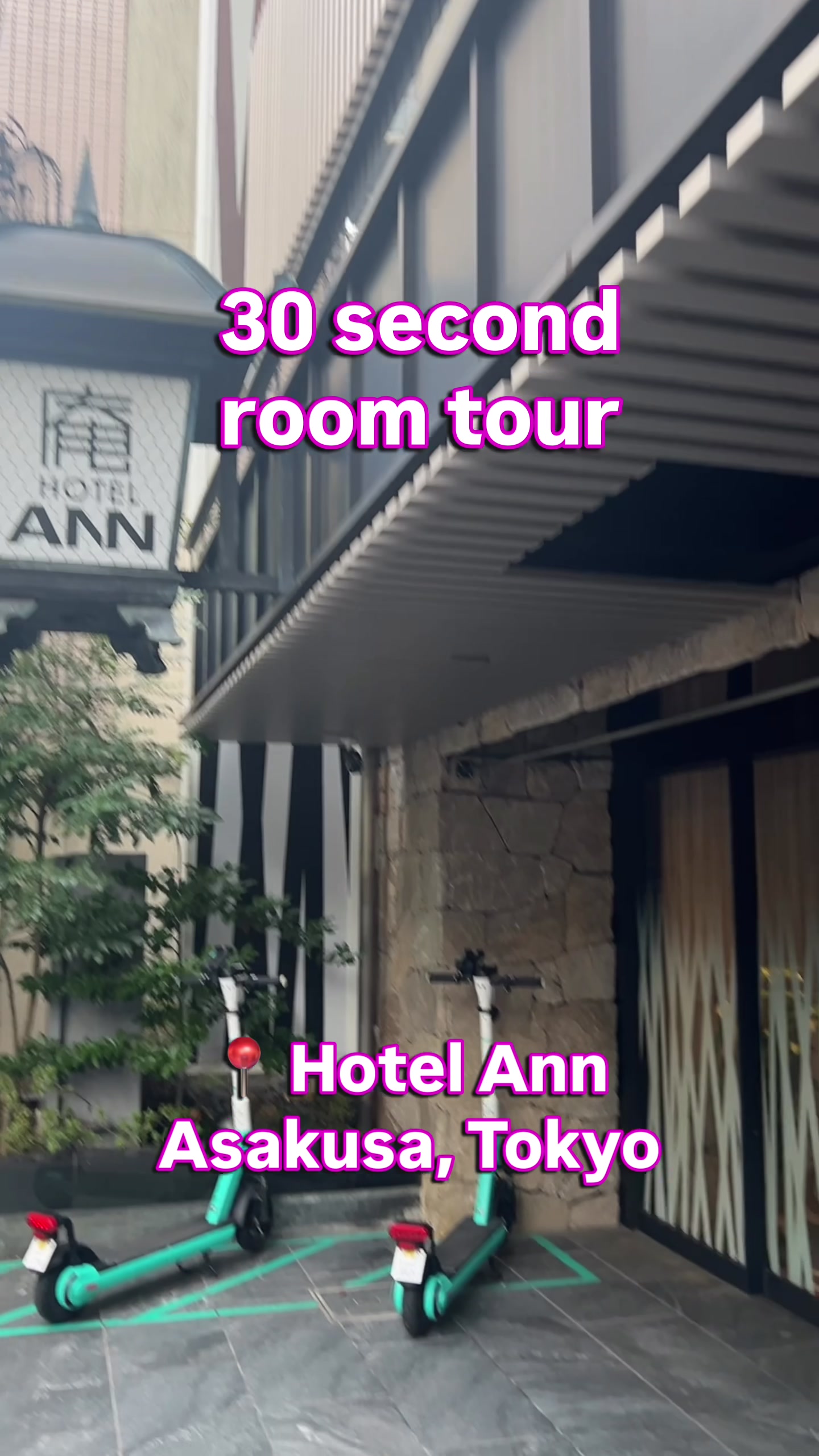 Hotel tour, Japan