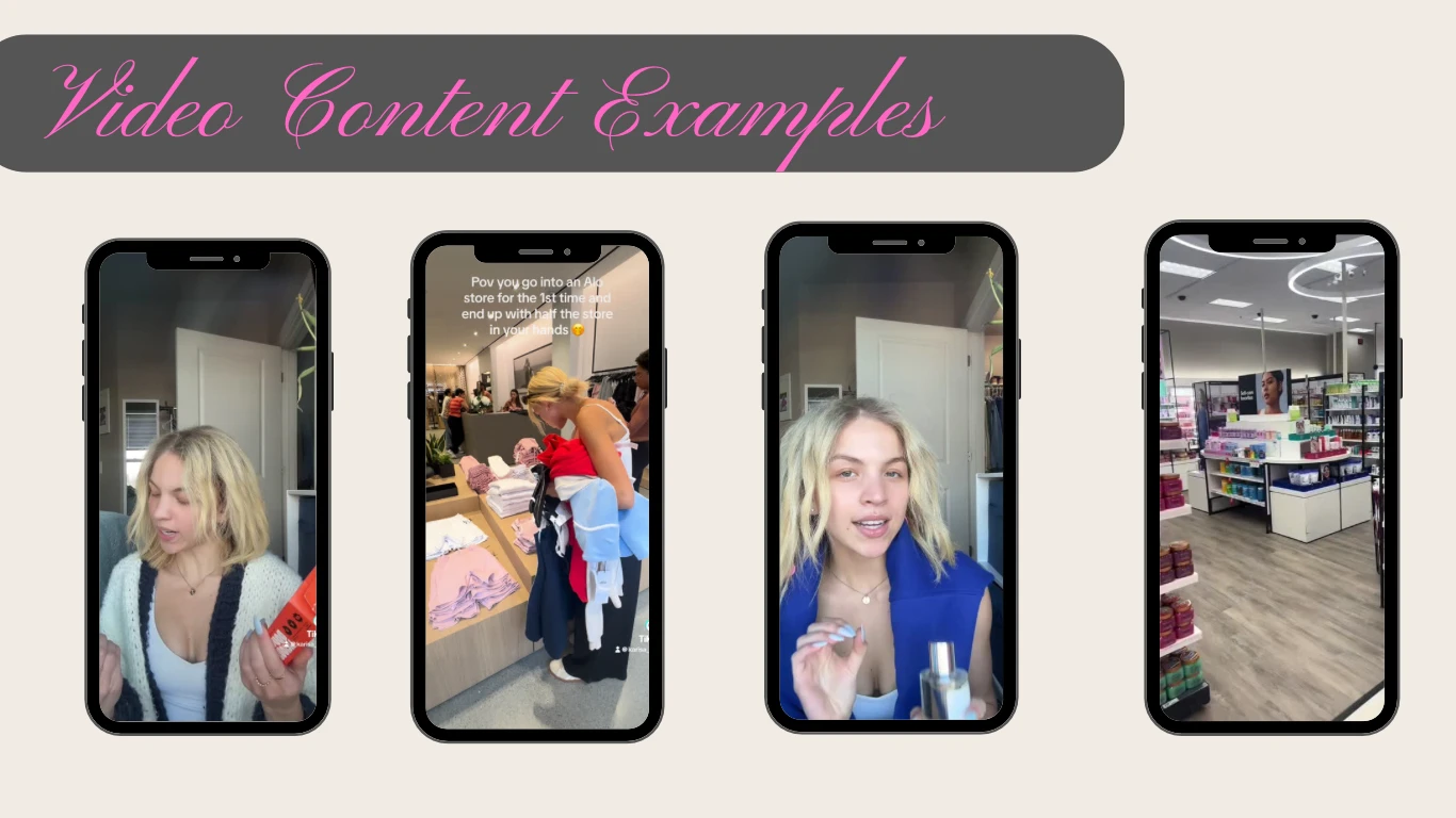 UGC content examples