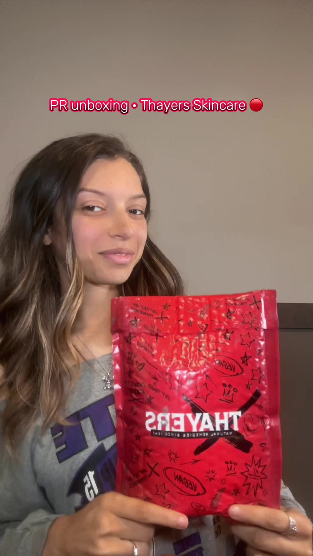 Clean UGC unboxing for skincare PR – Thayers Witch Hazel