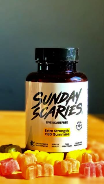 Sunday Scaries stress relief gummies