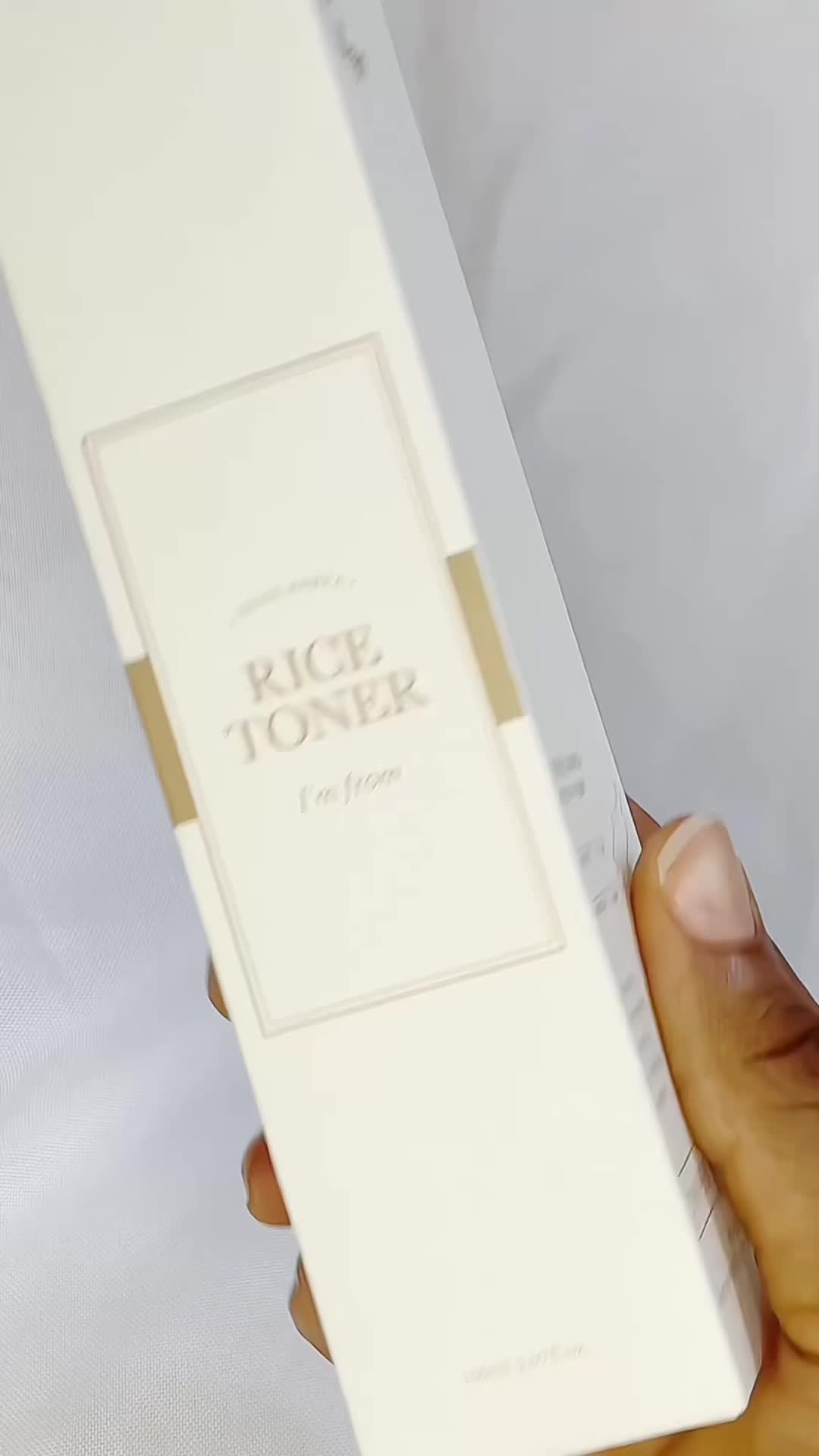 I’m from Rice Toner