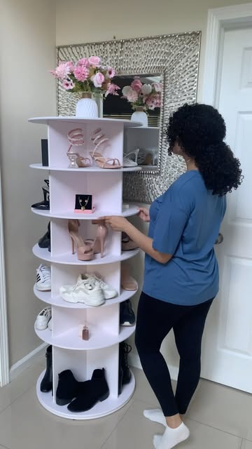 SpaceAid – Rotating Shoe Rack Unboxing & Setup