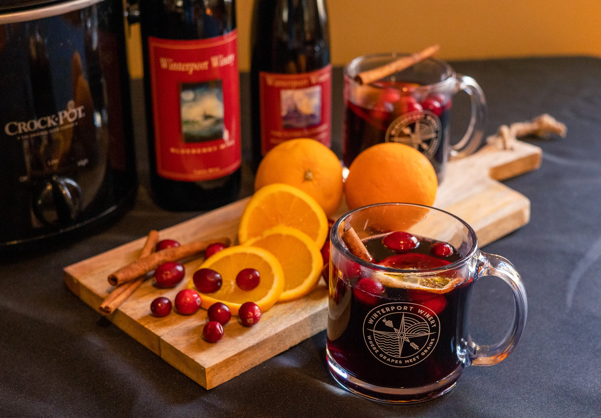 Winterport Winery Mulled Wine Promotional Content