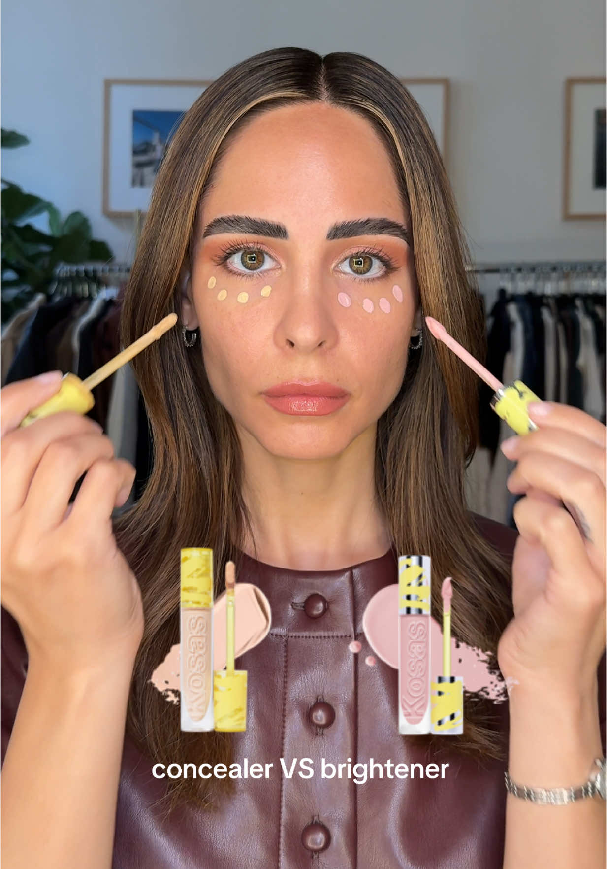 Kosas Concealer vs Kosas Brightener