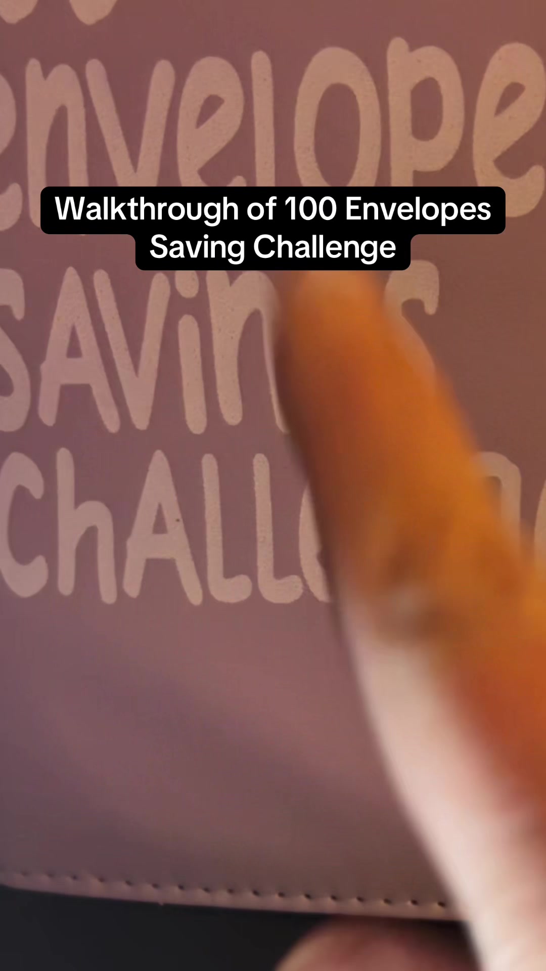 100 Envelope Savings Challenge