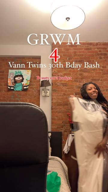 GRWM for the Vann Twin’s 30th Birthday Bash