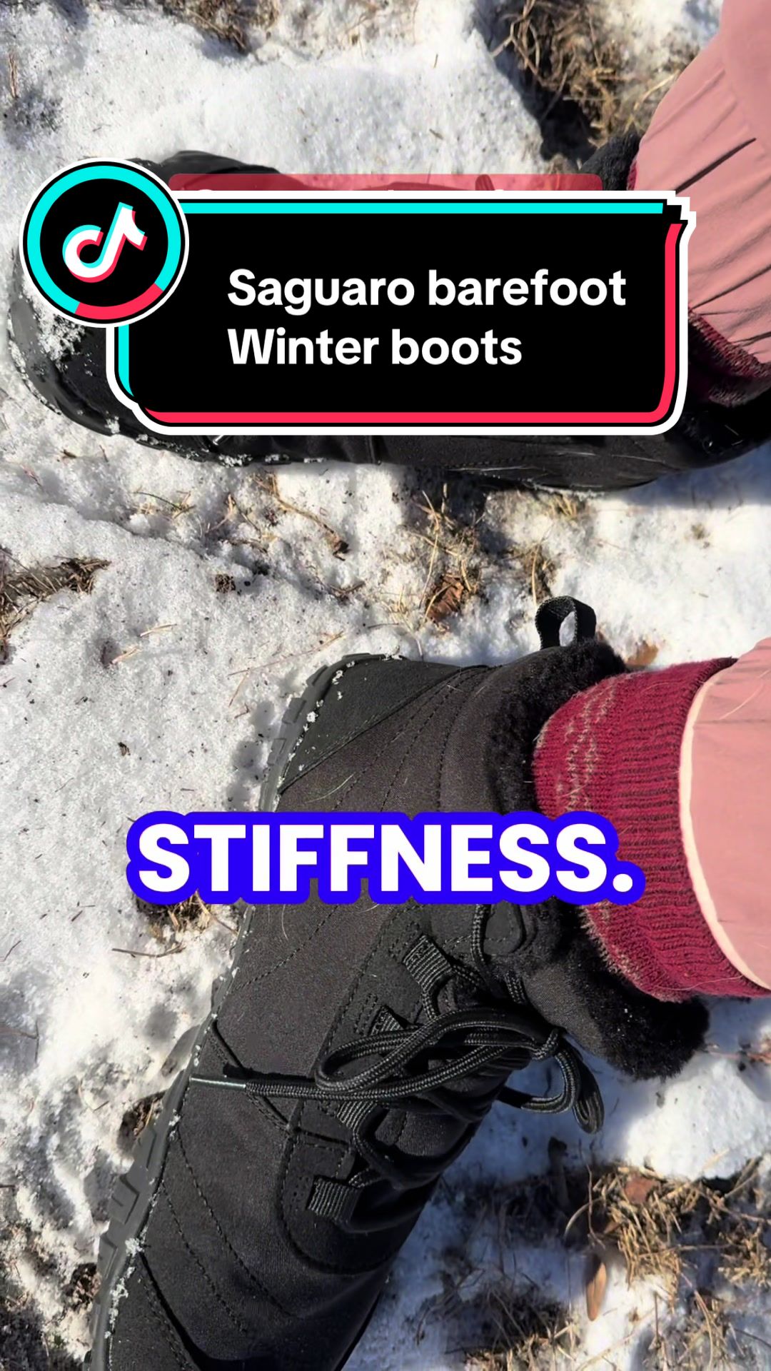 Winter Boots in Snow