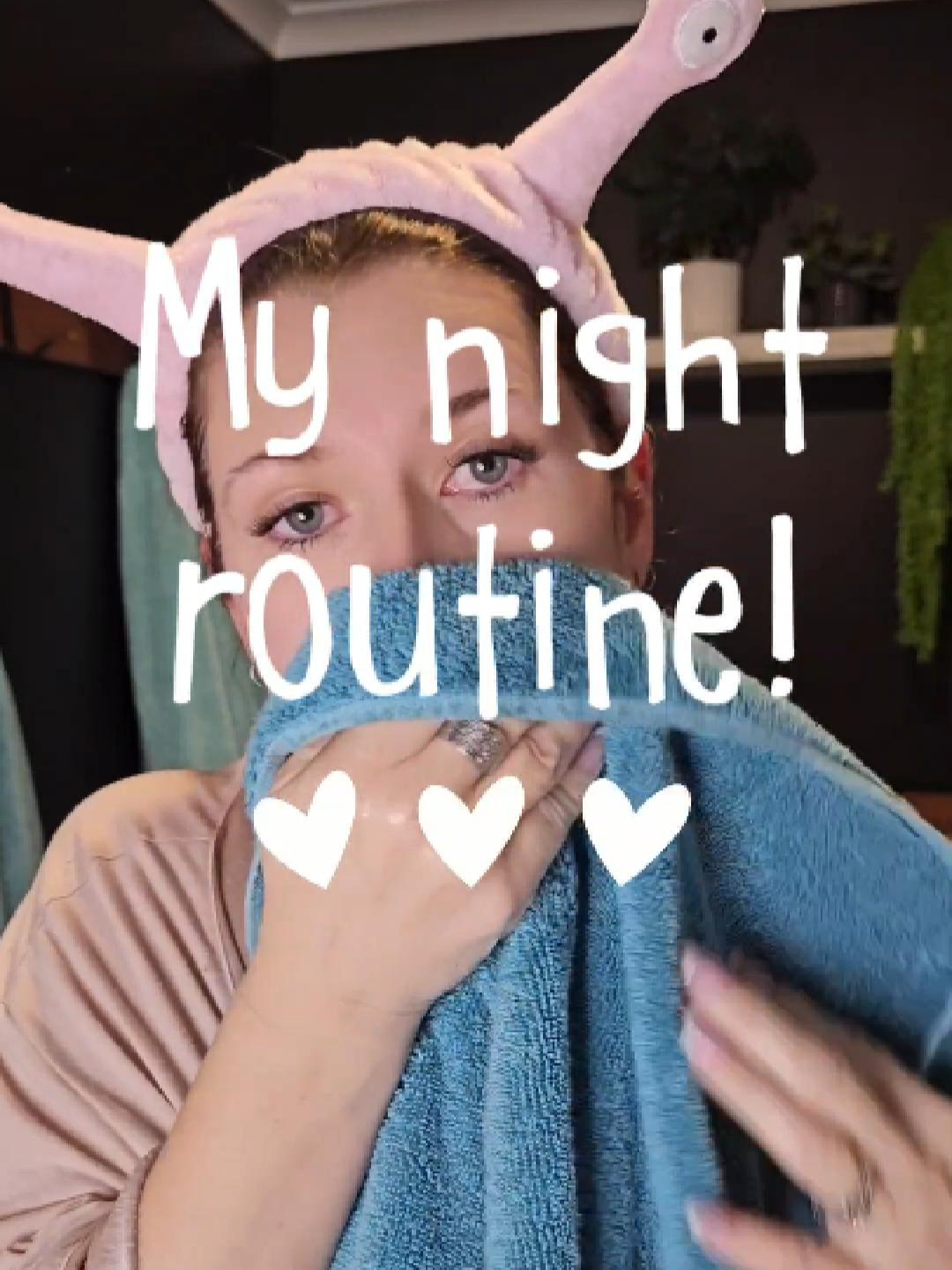 Nightly routine - Skincare products