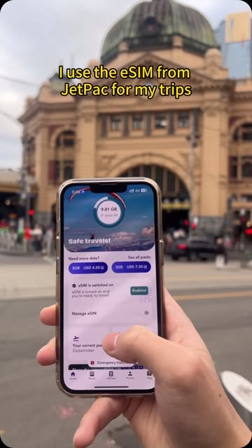 eSIM collaboration with Jetpac