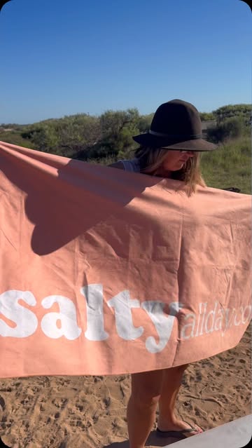 Salty All Day: Leave the sand at the beach