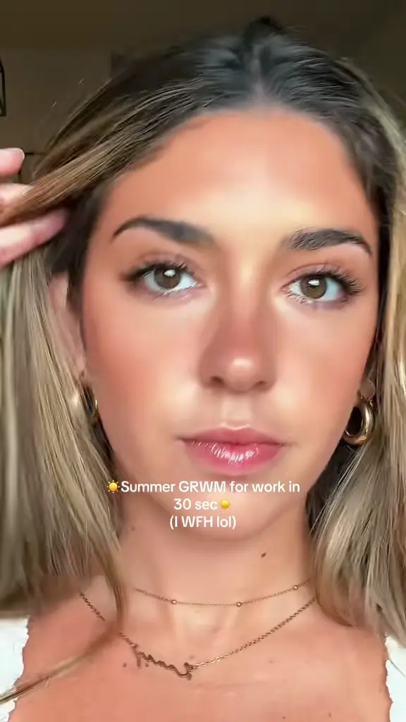 Summer GRWM for Work in 30 Seconds