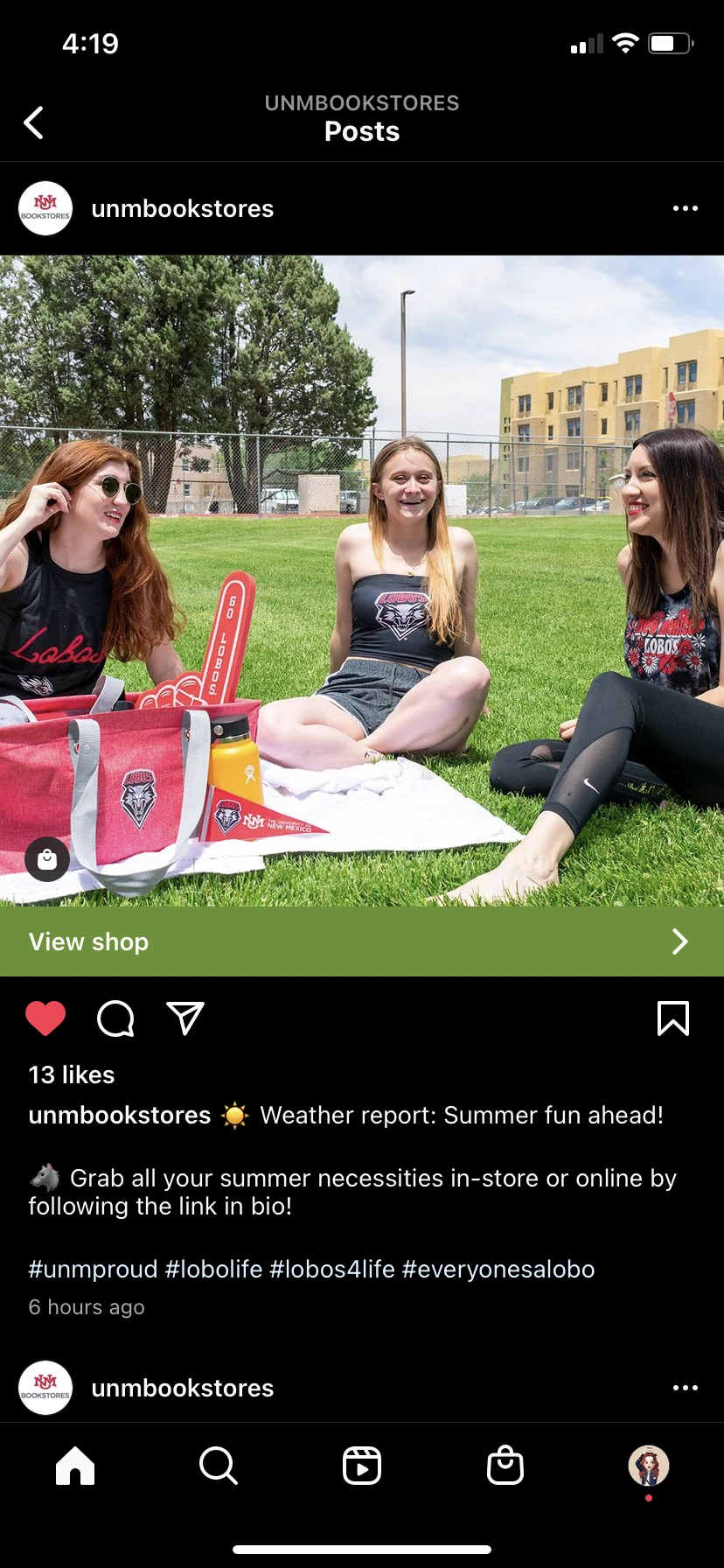 Unm merch