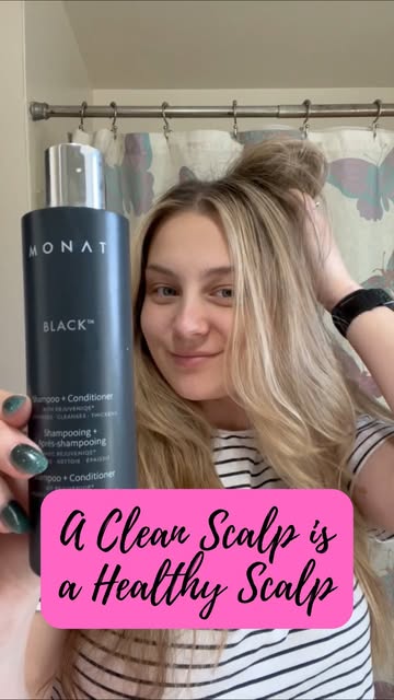Healthy Scalp with Monat Black