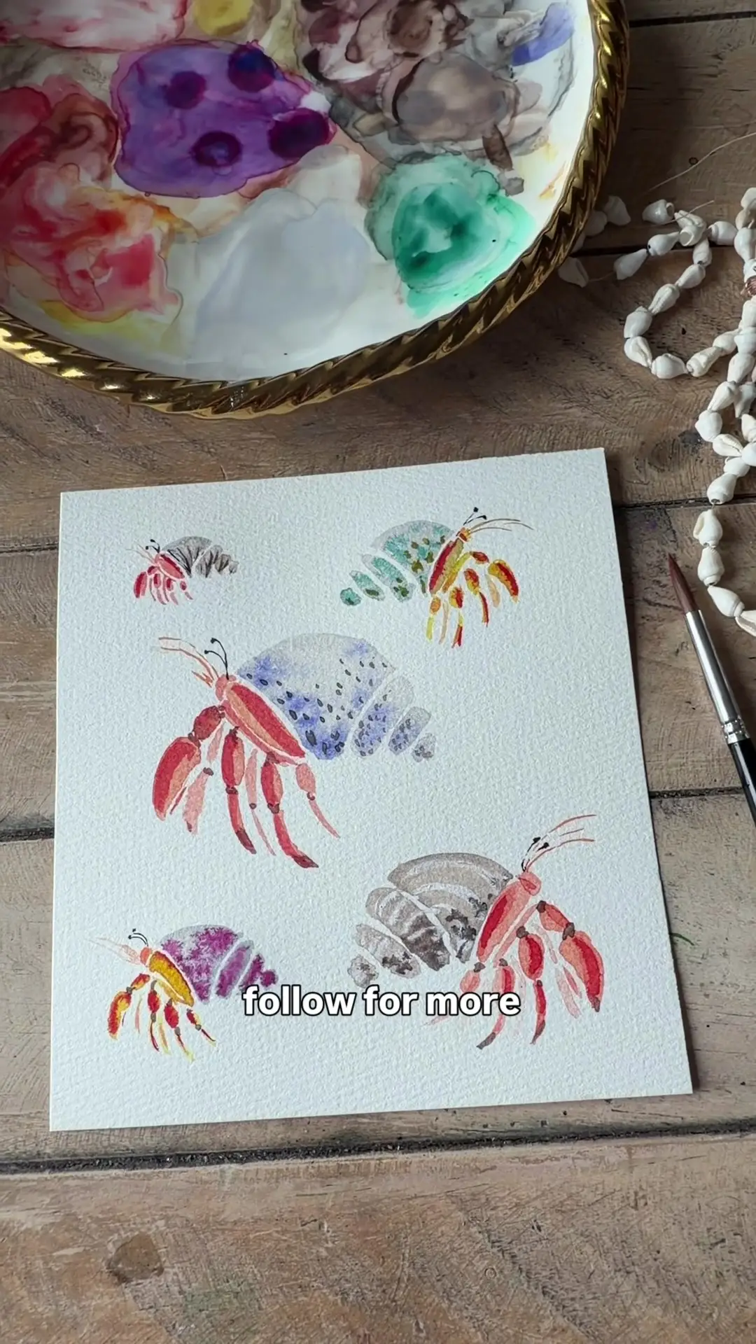 Tiktok post preview 1 from @watercolorsbybree