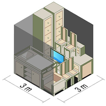 3m x 3m | 27 cubic meters