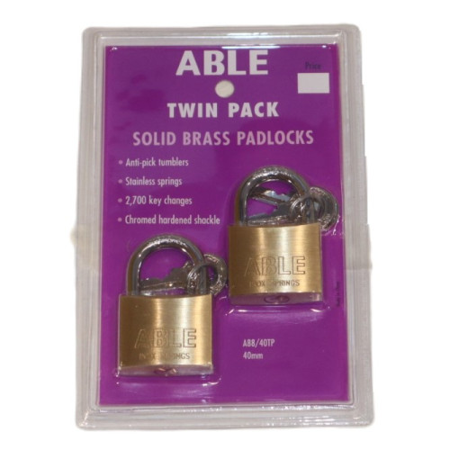 Twin Pack Padlock