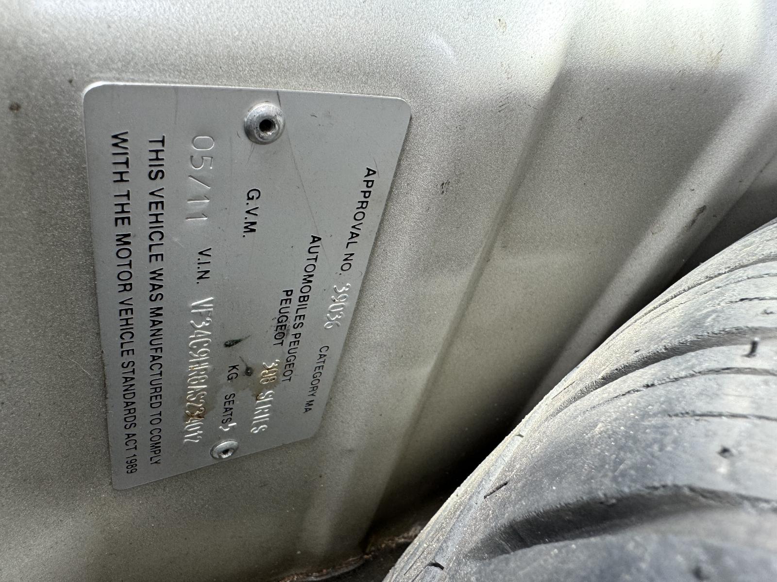 View PEUGEOT 308 2010 4 Door Hatchback Breaking