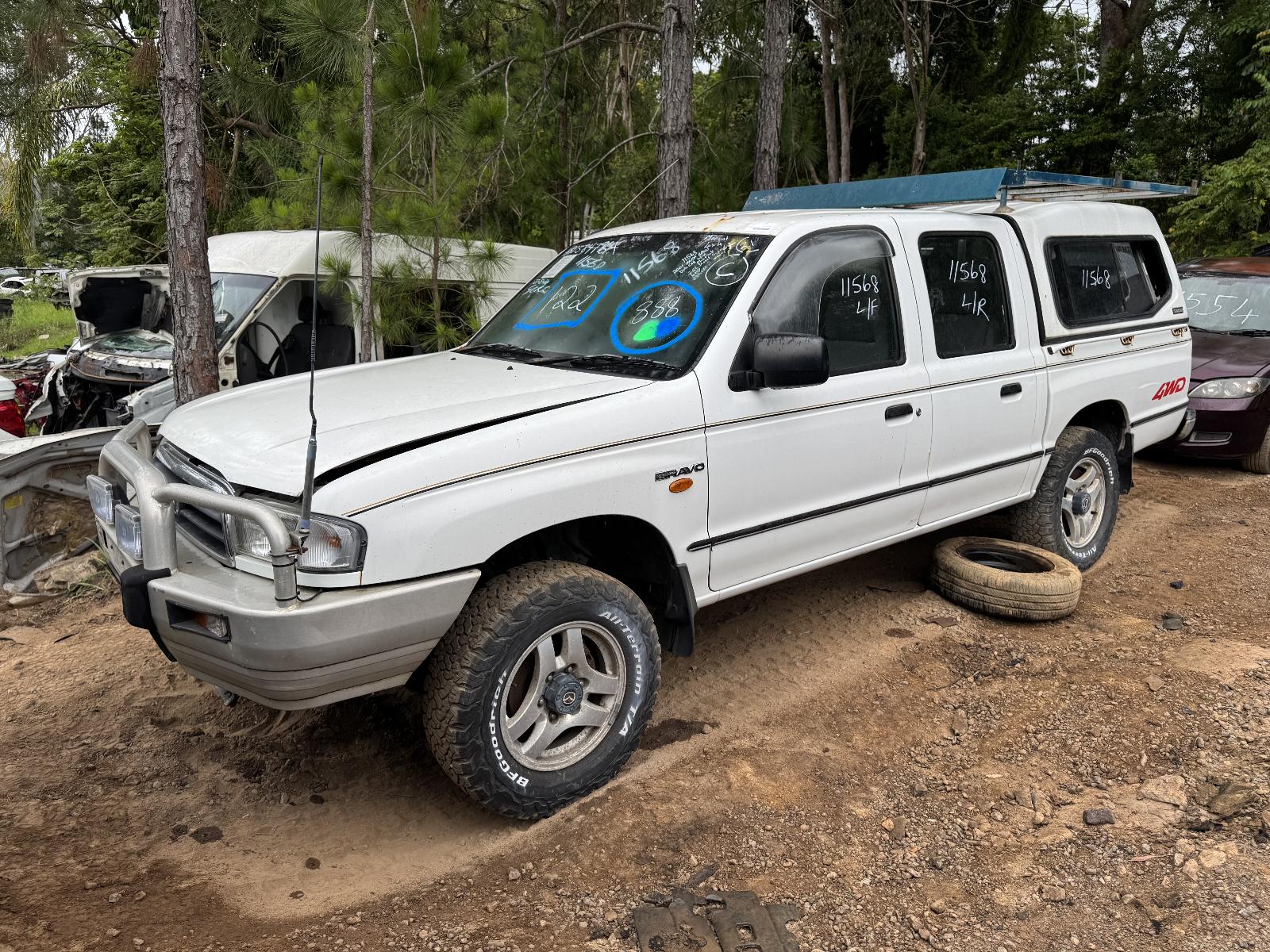 View MAZDA BRAVO 2001 4 Door Utility Breaking