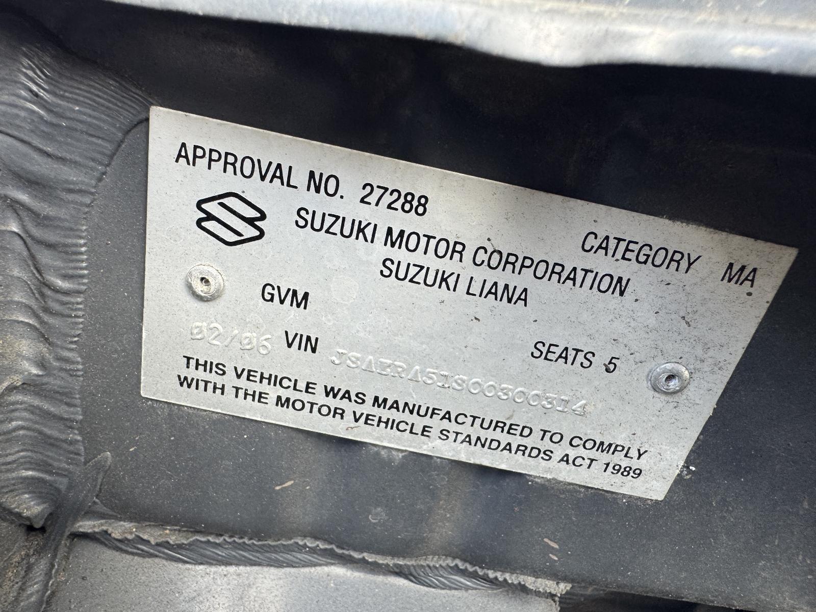 View SUZUKI LIANA 2006 4 Door Sedan Breaking