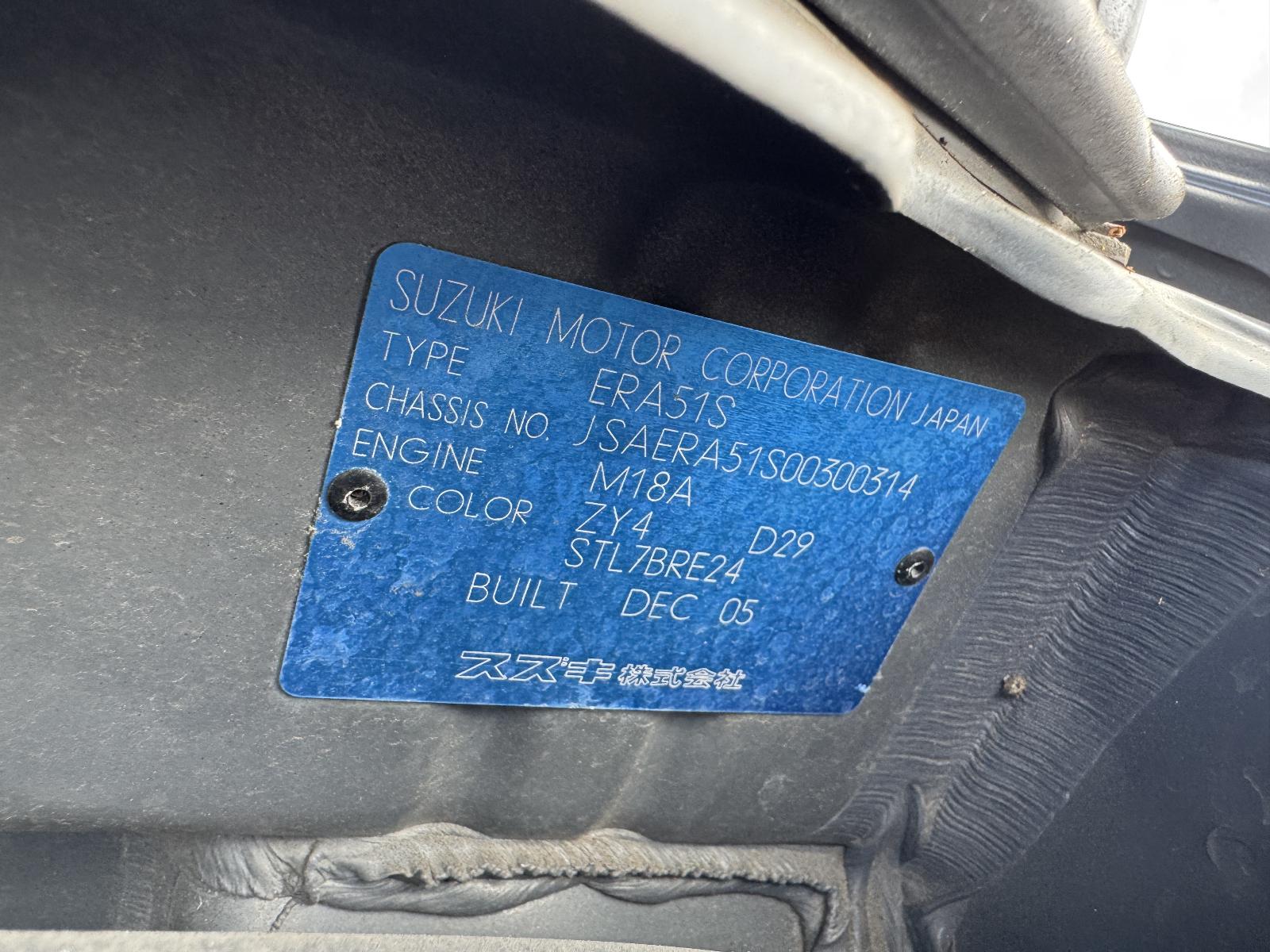 View SUZUKI LIANA 2006 4 Door Sedan Breaking