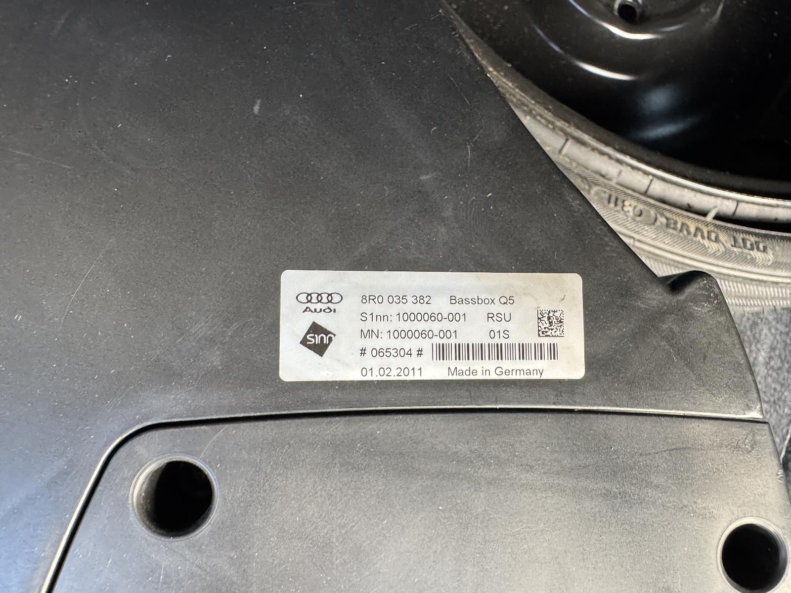 View AUDI Q5 2011 5 Door Station Wagon Breaking