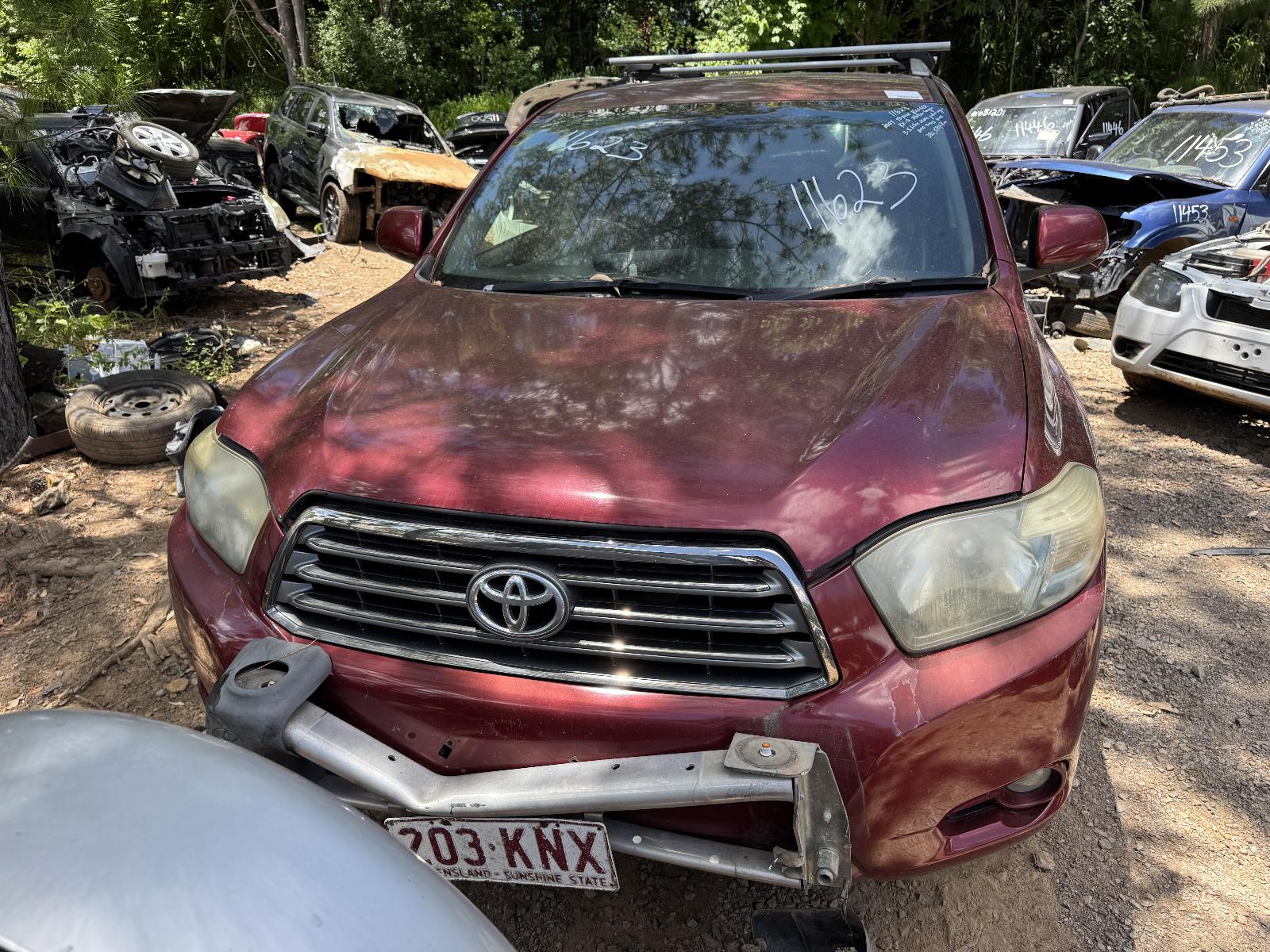 View TOYOTA KLUGER 2007 4 Door Station Wagon Breaking