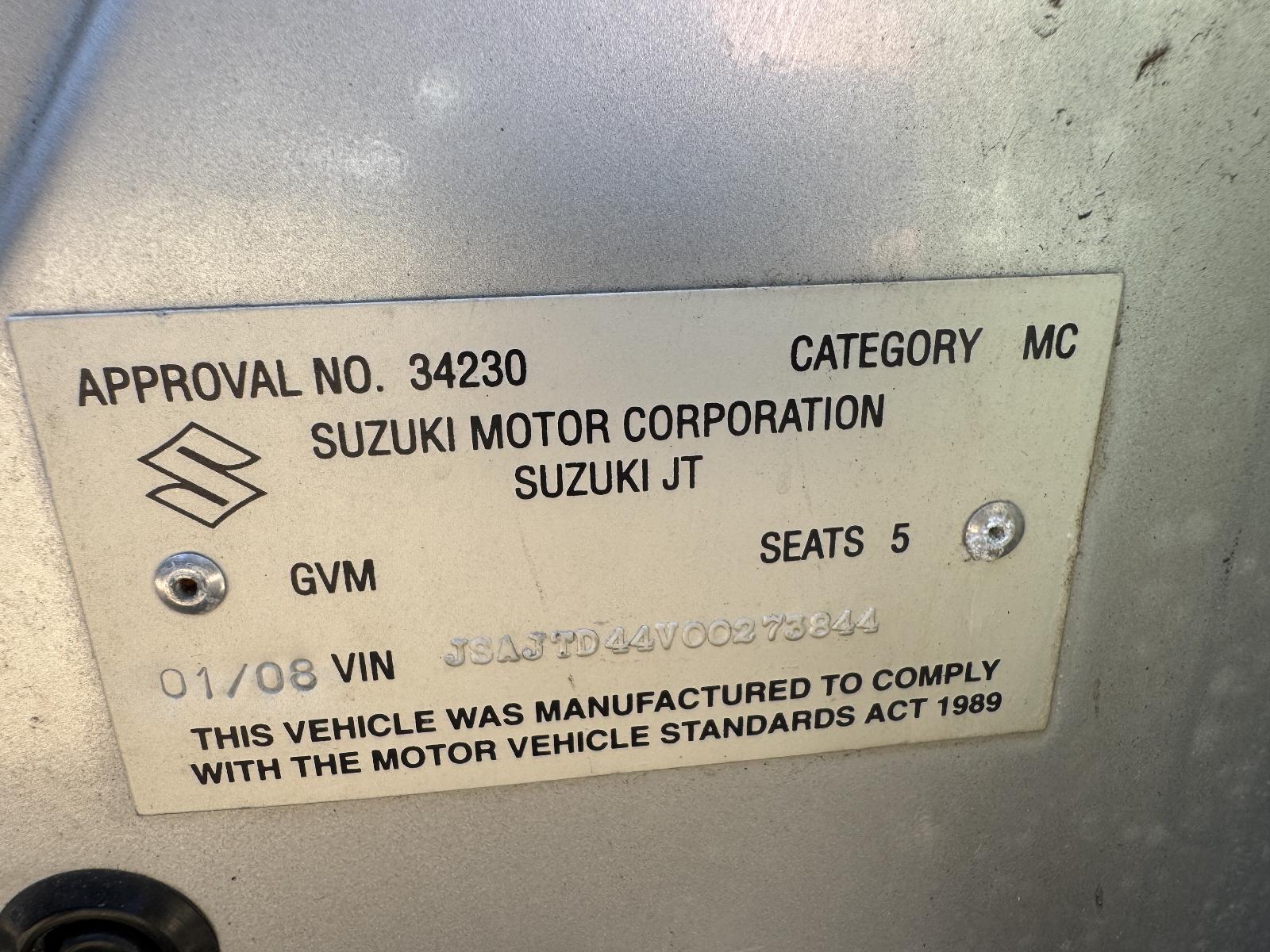 View SUZUKI VITARA 2007 5 Door Station Wagon Breaking