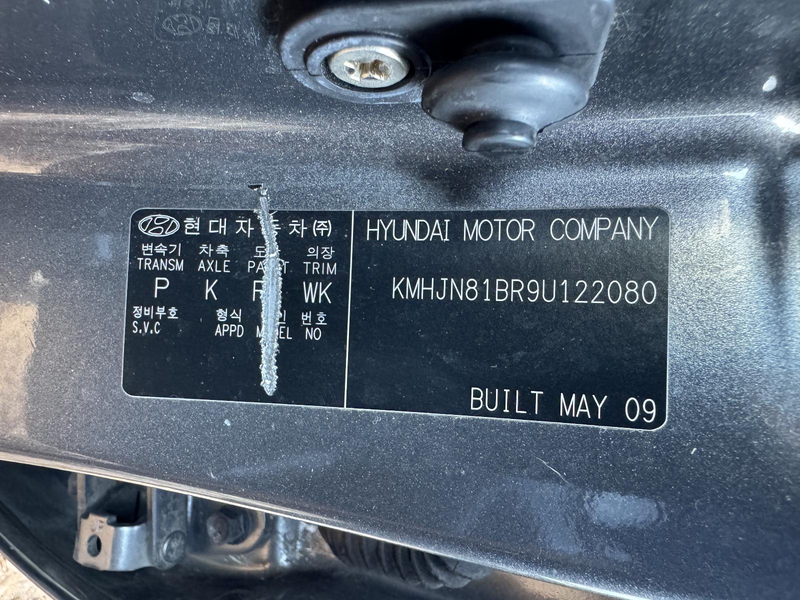 View HYUNDAI TUCSON 2009 5 Door Station Wagon Breaking